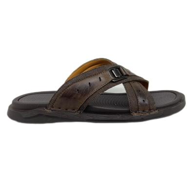 China Hot Selling Pure Leather Beach Men's Breathable Sandals for sale