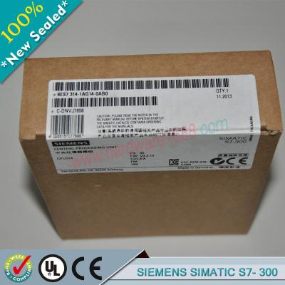 China SIEMENS SIMATIC S7-300 6ES7314-1AG14-0AB0 / 6ES73141AG140AB0 for sale