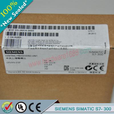 China SIEMENS SIMATIC S7-300 6ES7315-2AH14-0AB0 / 6ES73152AH140AB0 for sale