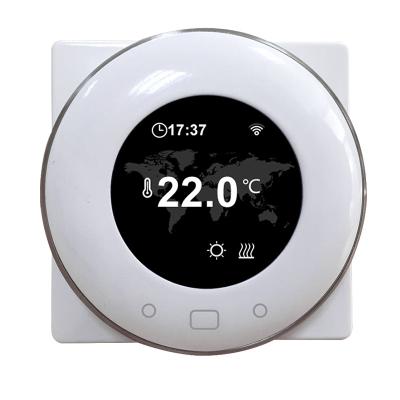 China Factory Modern Round Appearance Thermostat Room Heating Adjustable 2022 Thermostat for sale