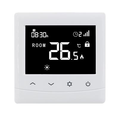 China Modern Digital Floor Heating Thermostat Energy-saved Wireless Thermostat for sale