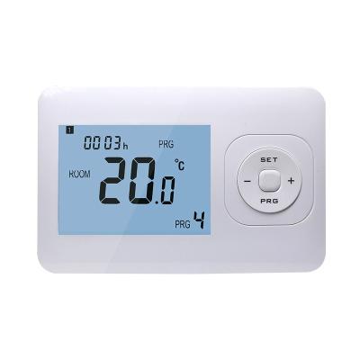 China Thermostat Room Modern Cable Programmable Digital Thermostat For Gas Boiler System for sale