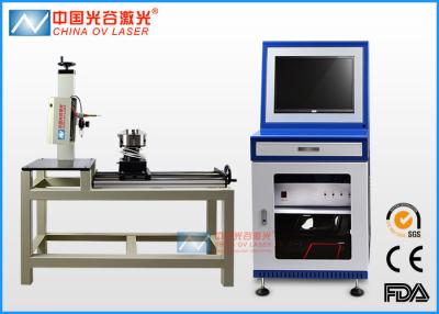 China Stahlmetall, das pneumatischen Graveur CNC mit Drehsystem graviert zu verkaufen