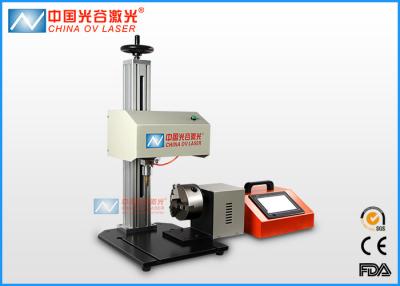 China High Speed Pneumatic Dot Peen Marking Machine with Rotary for Round Column for sale