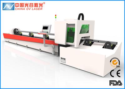 China Fiber CNC Tube Laser Cutting Machine for Metal Round Square Rectangular Pipe for sale