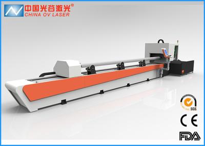 China 3m 6m Length Metal Tube Laser Cutting Machine Fiber 1KW with CE for sale