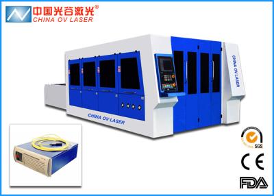 China Fiber 7mm Sheet Metal Cutting Machine with 2000 x 4000 mm Working Table for sale