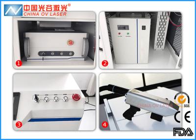 China Oil Paint Cleaning Handheld Laser Rust Removal Machine Metal surface derusting for sale