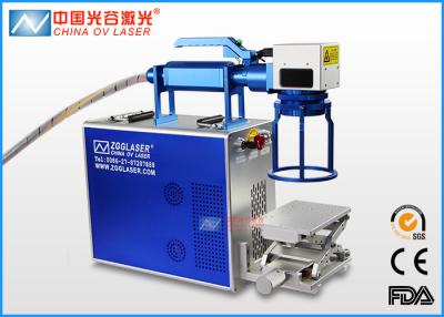 China Desktop Portable Handheld Fiber Laser Marking Machine 20 Watts High Precision for sale