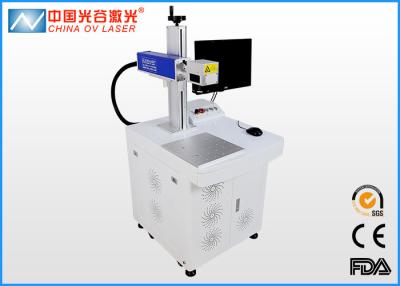 China van de de Lijstvezel van 20watts 30watts Mini de Laserteller met Bureau voor Drukemblemen op Metaal Te koop