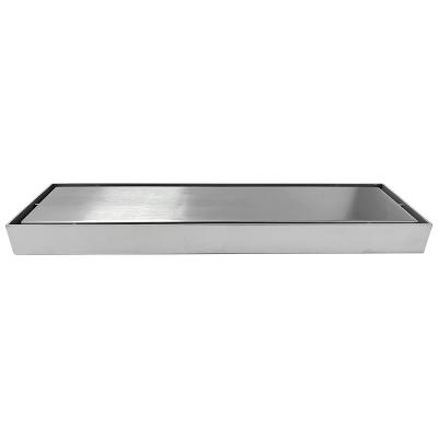 China Rustproof Square Floor Tile Insert Floor Drain Bathroom Shower Drain 304 Stainless Steel for sale