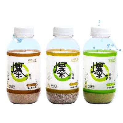 China Instant Milk Tea Supplier Chinese Factory Customize LOGO Plastic Bottle Flavor Milk Tea for sale