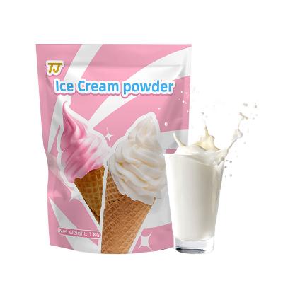 China Custom Wholesale Flavor Ice Cream Powder Label Cheap Price Mixed TJ-Ice Cream for sale