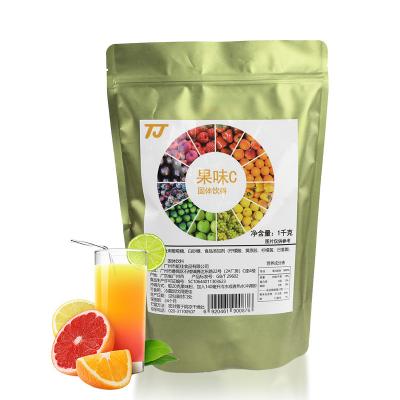 China OEM natural instant orange fruity powder soft drink for wholesale for sale