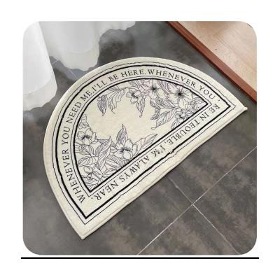 China High Quality Absorbent Viable Shaggy Foot Kitchen Rug Door Mats Anti Slip Bathroom Mat for sale