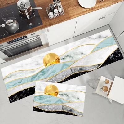 China Customer Size Washable Cartoon Floor Super Absorbent Custom Kitchen Mat for sale