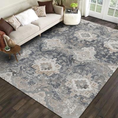 China Washable Hot Popular Chenille Polyester Fashion Living Room Rug Small Foldable Area Rug for sale