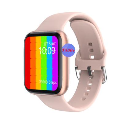 China Auto Focus Smart Watch T500+ BT Call Heart Rate Monitor Blood Pressure Fitness T500+ SmartWatch IOS Android for sale