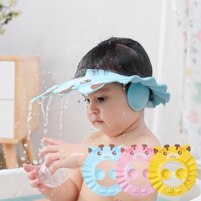 China Plastic Bathroom Baby Safety Protector Baby Shampoo Cap for Shower for sale