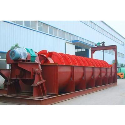 China Wheel River Sand Washer Sand And Gravel Factory Spiral Sand Washing Machine zu verkaufen