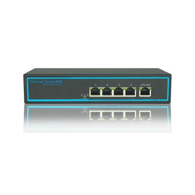 China Port Reverse POE Network Switches 100Mbit Unmanaged POE Ethernet Switch 5 for sale