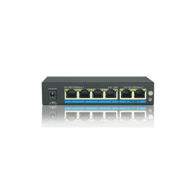 China Port POE Power Supply Ethernet Access Ieee802.3af Reverse 6 Gigabit Poe Switch for sale