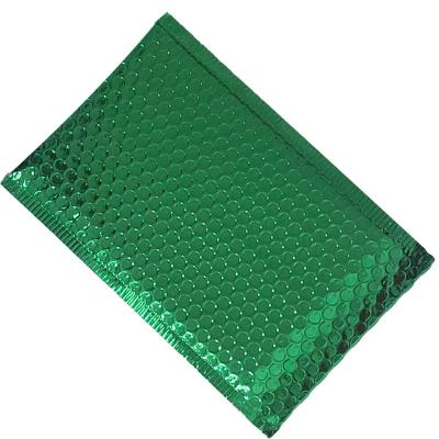 China 2021 New China Size Green Protective Aluminum Foil Protective Customized Bubble Mailer For Jewelry for sale