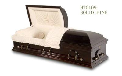 China wood casket for funeral (HT-0109) for sale