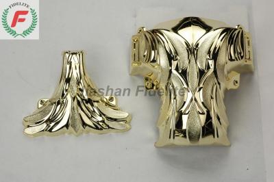 China PP or ABS Material Casket Corner Leaf  Gold color , Casket Furniture for sale