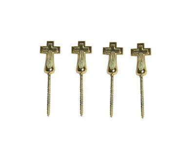 China Plastic Casket fittings Ornamental Coffins Screws  3# with gold , silver or copper for sale