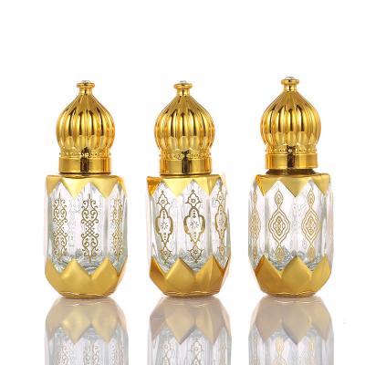 China CJ-Wholesale Unique Customized Recyclable LOGO 6ml Attar Glass Oud Essential Oil Empty Perfume Bottles for sale