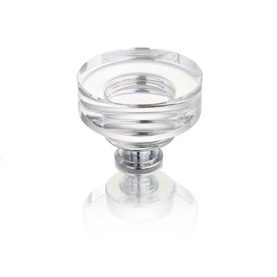 China Modern Round Crystal Knob Decorative Wardrobe Drawer Furniture Pull Knob Crystal Handle Knob Sideboard CJ-Cheap Modern for sale