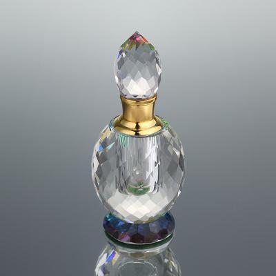 China Europe Oil Manufacturer Polished Perfume Bottle 3ml Crystal Perfume Bottle Element Essential for sale