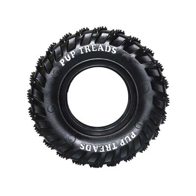 China Wholesale Pet Stocked Toy Rubber Pet Chew Toy Mini Tires Interactive Toy for Dogs for sale