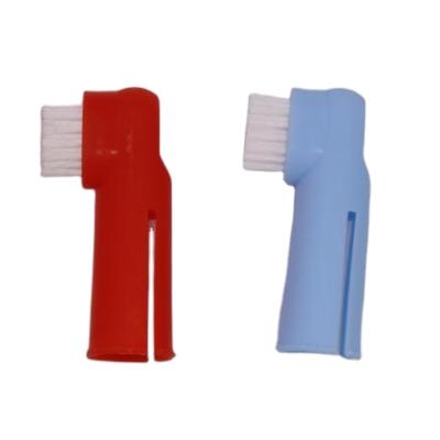 China Stocked Made in China Pet Finger Toothbrush Pet Cleaning Finger Cradles Rubber Toothbrush for sale