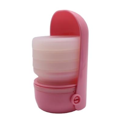 China Hot Selling Portable Stocked Puppy Take Out Collapsible Water Bottle Pet Take Out Drinking Bottle for sale