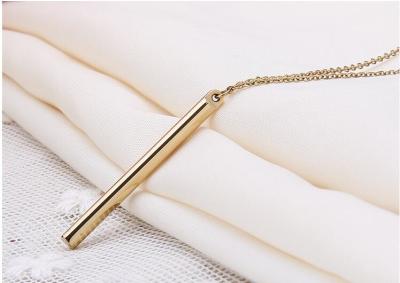 China Fashion Stainless Steel Jewelry Pendants Gold Necklaces Gift Sweater Fashion Necklace for sale