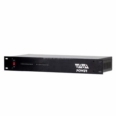 China Cctv Camera 1.5U Rock Mount Cctv Camera 12VDC 10A 168ch Rack Mount Set Power Supply for sale