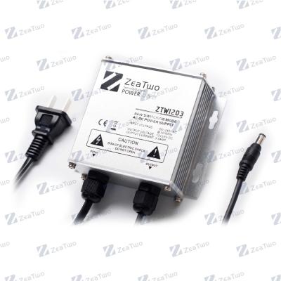 China Waterproof Power Supply 12v Volt AC Adapter 3A , IP65 ZTW1203 for sale