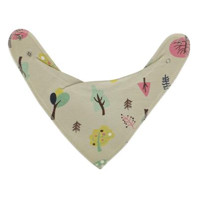 China Baby Washable High Quality Cute Cotton Sublimation Design Bandana Bibs for sale