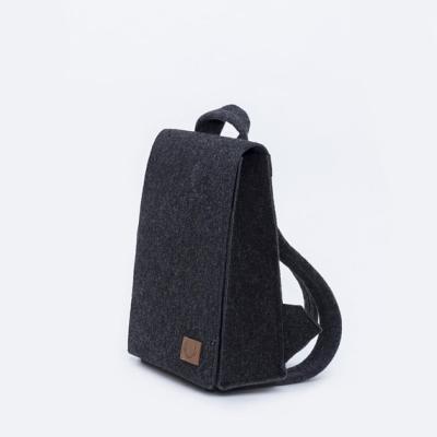 China Anti-Theft Fashionable Felt Backpack For Laptop Or Student 23*32*10cm Or Customized for sale