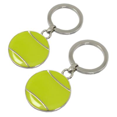 China Metal Manufacturers Cheap Wholesale Custom Table Tennis Ball Metal Fashion Key Chain for sale