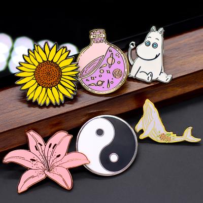 China Europe China No Minimum Bulk Manufacturer Logo Custom Lapel Pin Custom Metal Custom Soft Hard Enamel Pin for sale