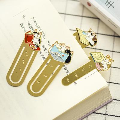 China Custom Europe Book Metal Stamping Blank Stainless Steel Bookmarks Clip For Book for sale