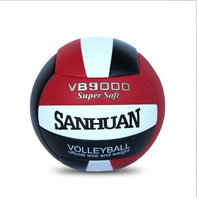 China Official Custom Color PU Color Beach Volleyball Size Weight Standard Indoor PU Volleyball Ball for sale