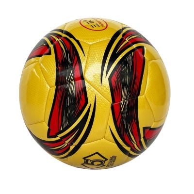 China Sanhuan PU manufacturer who can produce leather PU PVC bonded weight official soccer ball for sale