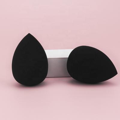 China Eco Friendly Ficial Sponge Waterdrop Custom Shaped Non-latex Microfiber Makeup Sponge for sale