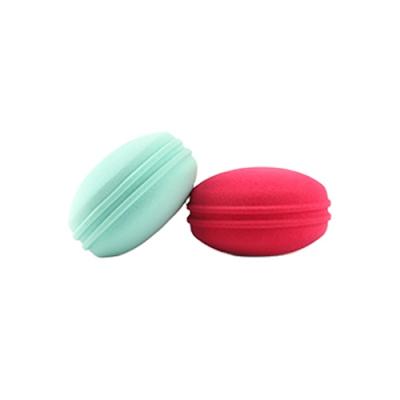 China 2020 Hot Sales Latex Non Cosmetic Macaron Breath Beauty Base Macaron Makeup Sponge Remover for sale