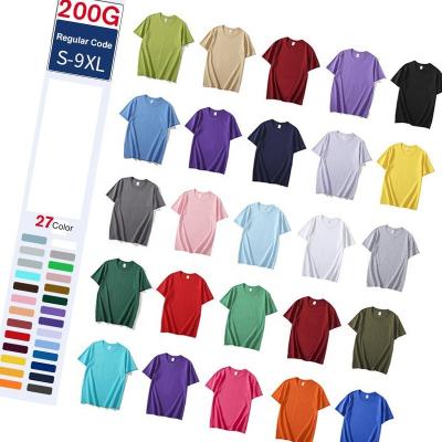 China Wholesale High Quality Men's T-shirt Blank Cotton Custom 100% Men's T-shirts Anti-wrinkle Blanks Tees For Summer for sale