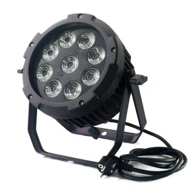 China 9x18w RGBWA+UV 6in1 Wireless Led Stage Par Light Phone Battery Operated Control for sale